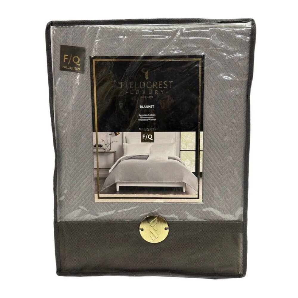 Fieldcrest Luxury 100% Egyptian Cotton Blanket FULL/QUEEN NEW! - Picture 1 of 2
